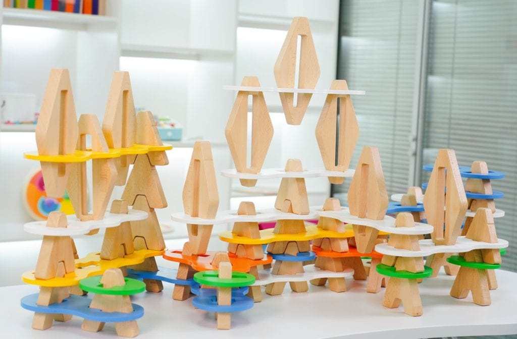 96-Piece Modular Layered Construction Block Set