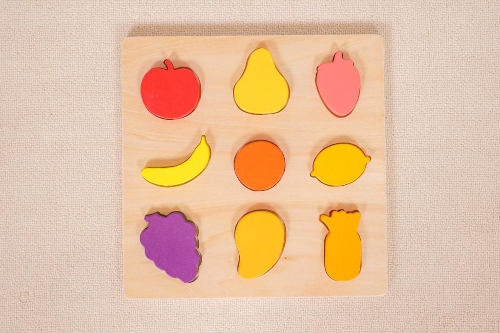 Mobile Montessori Learning Cabinet with Activity Boards