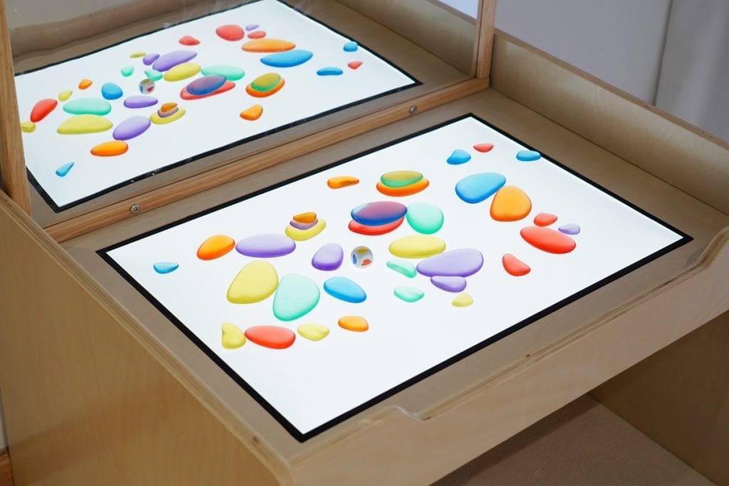 Sensory Light Table & Mirror Exploration Set