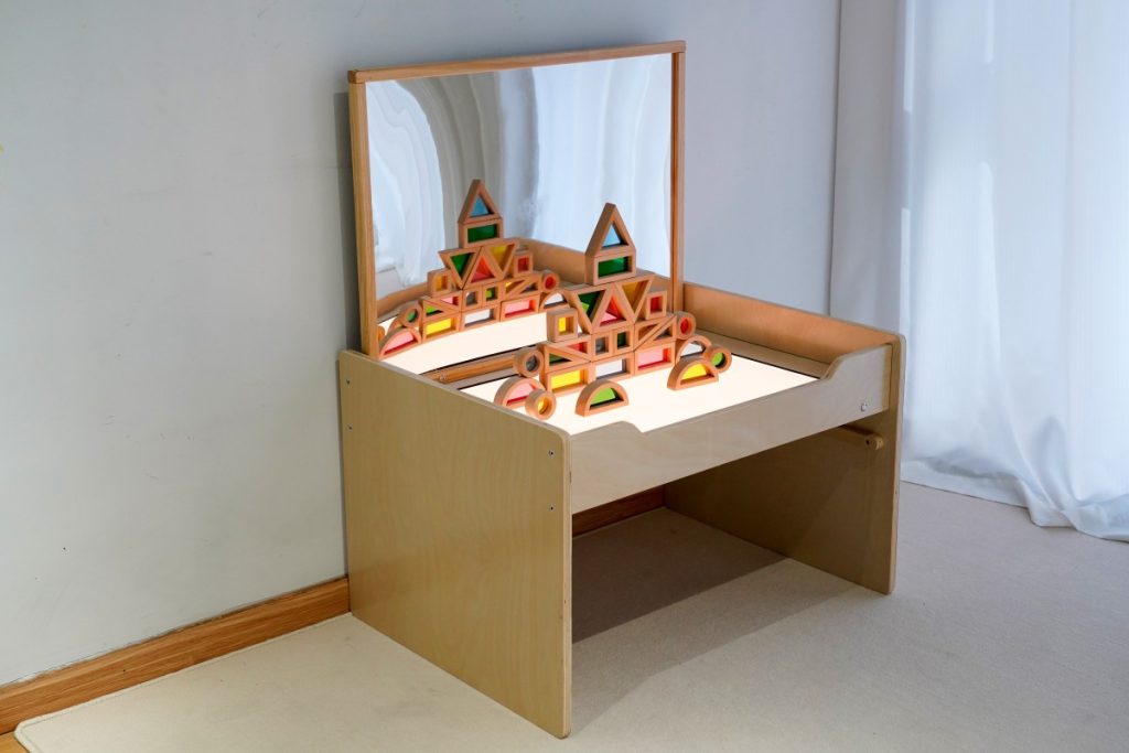 Sensory Light Table & Mirror Exploration Set