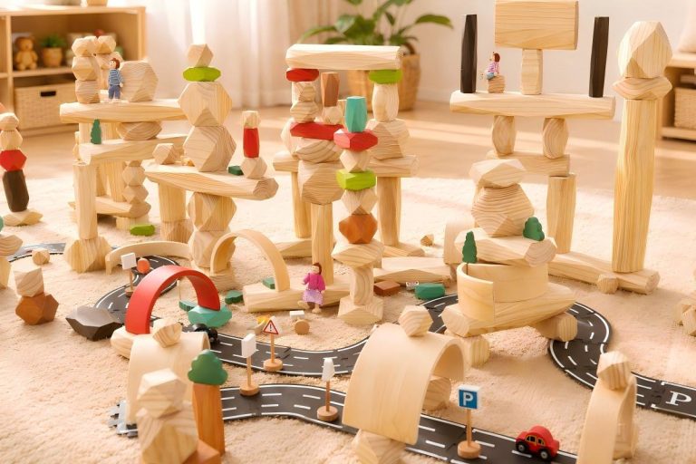 Wooden Block City Playset Banner2