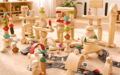 large wooden building blocks banner 01 Large wooden building blocks for preschool construction play