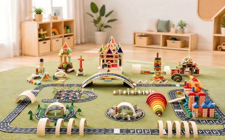 Associative Play: 8 Essential Strategies for Preschool Programs 1 large wooden building blocks banner 2