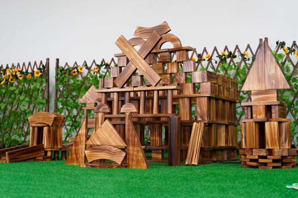 330-Piece Outdoor Wooden Building Block Set