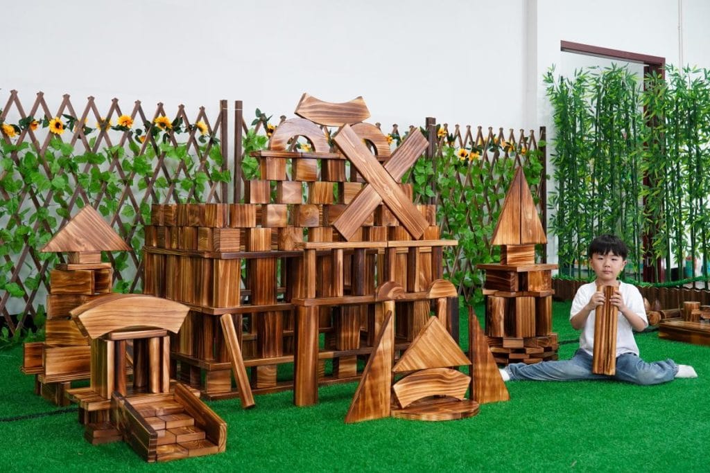 330-Piece Outdoor Wooden Building Block Set