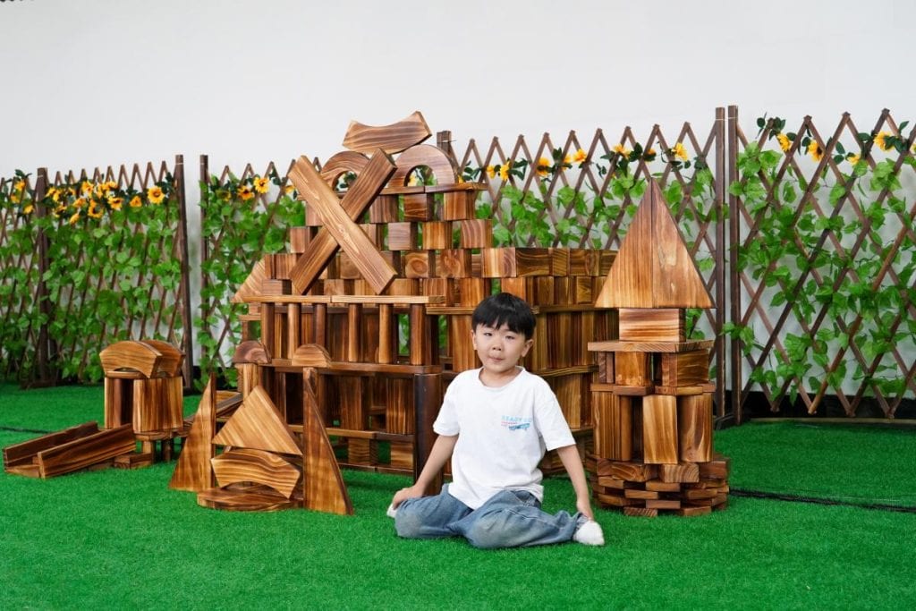 330-Piece Outdoor Wooden Building Block Set