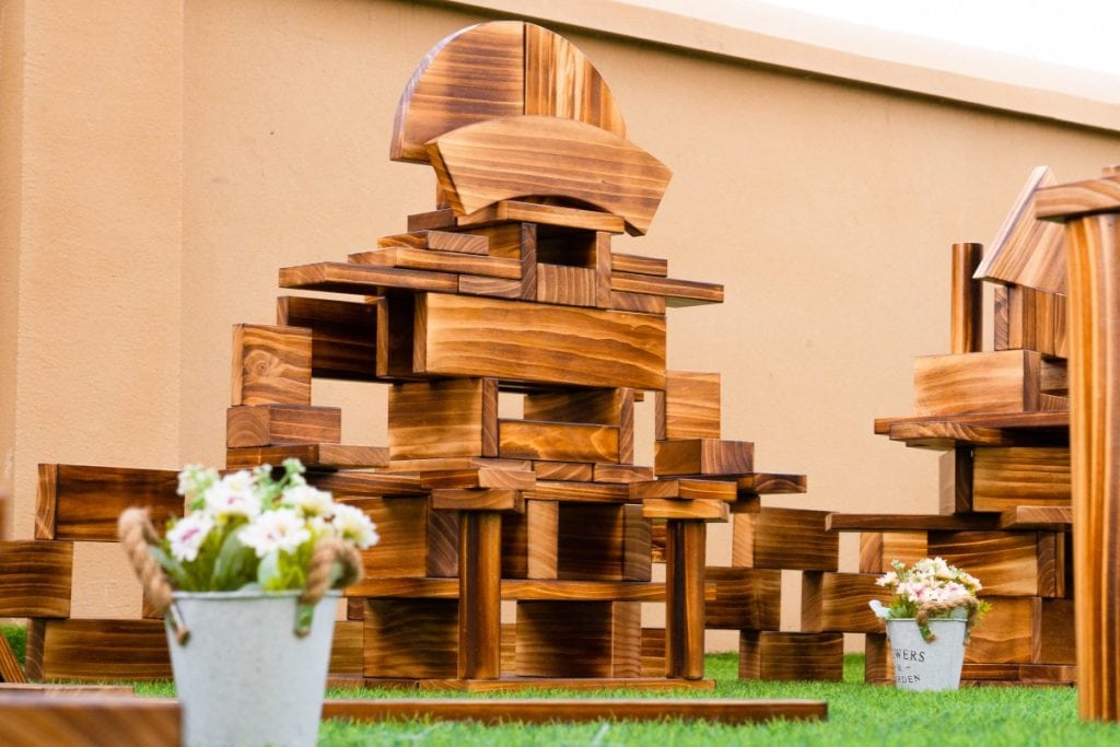 430-Piece Outdoor Wooden Building Block Set