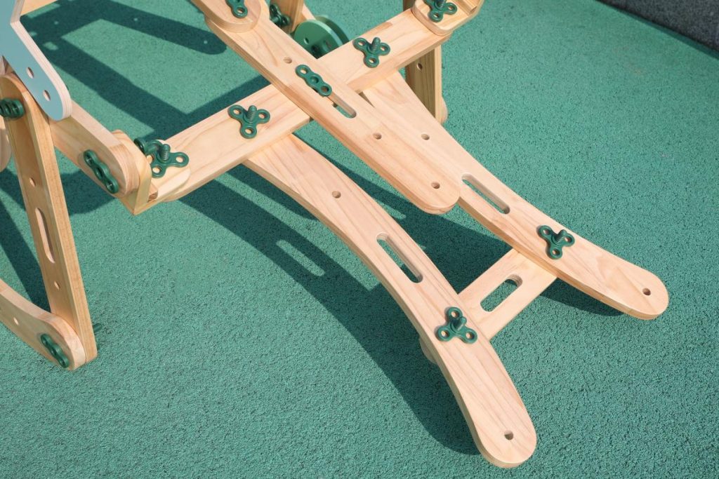 474-Piece Large Wooden Mechanical Construction Set
