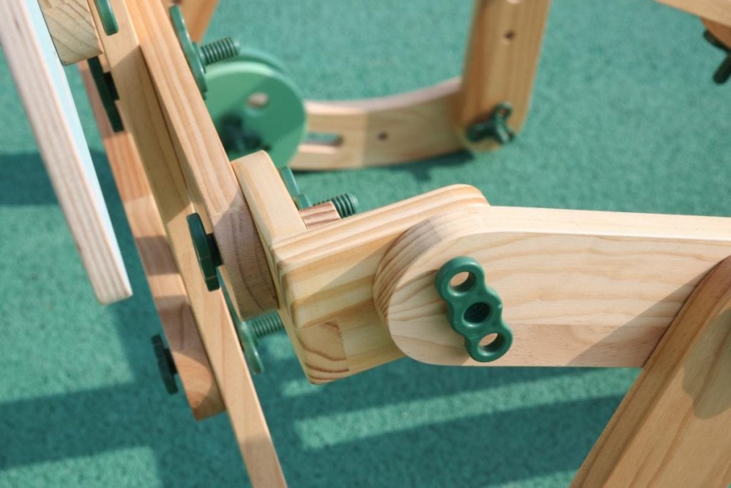 474-Piece Large Wooden Mechanical Construction Set