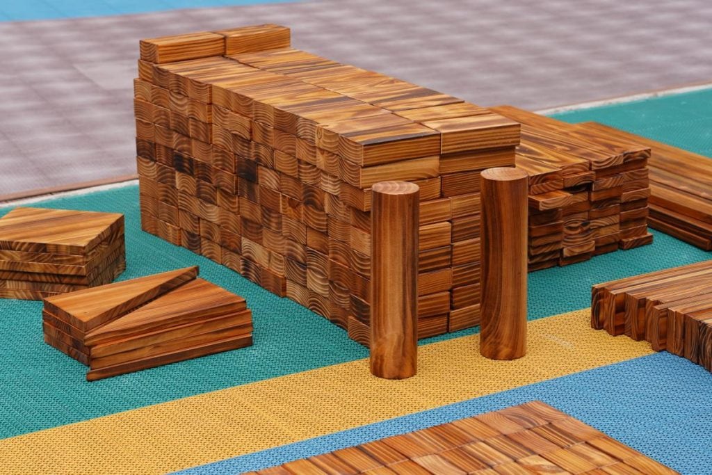 866-Piece Outdoor Construction Blocks – Play Set