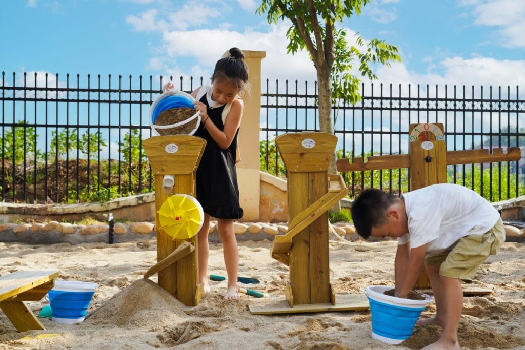 9-Station Outdoor Sand & Water Play Set