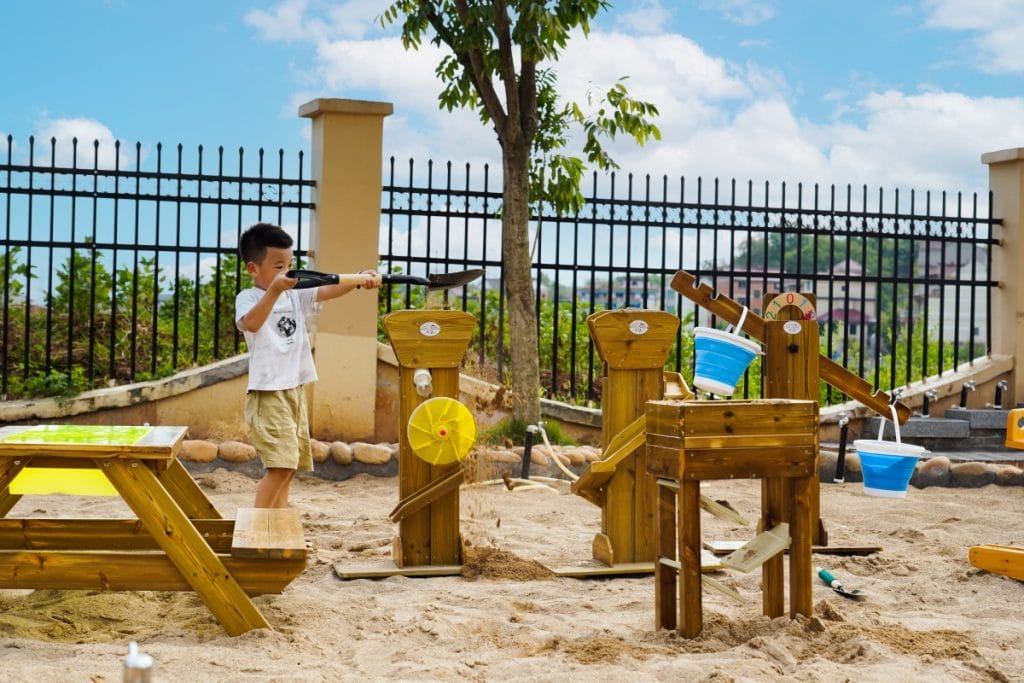 9-Station Outdoor Sand & Water Play Set