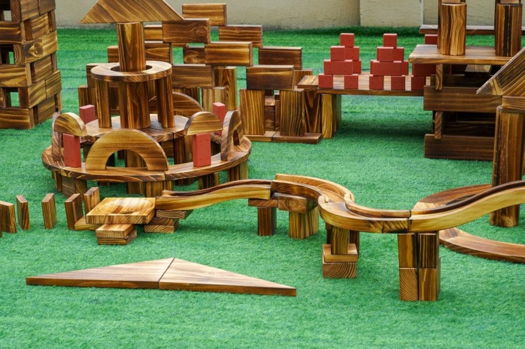 998 Piece Outdoor Landscape Building Block Set