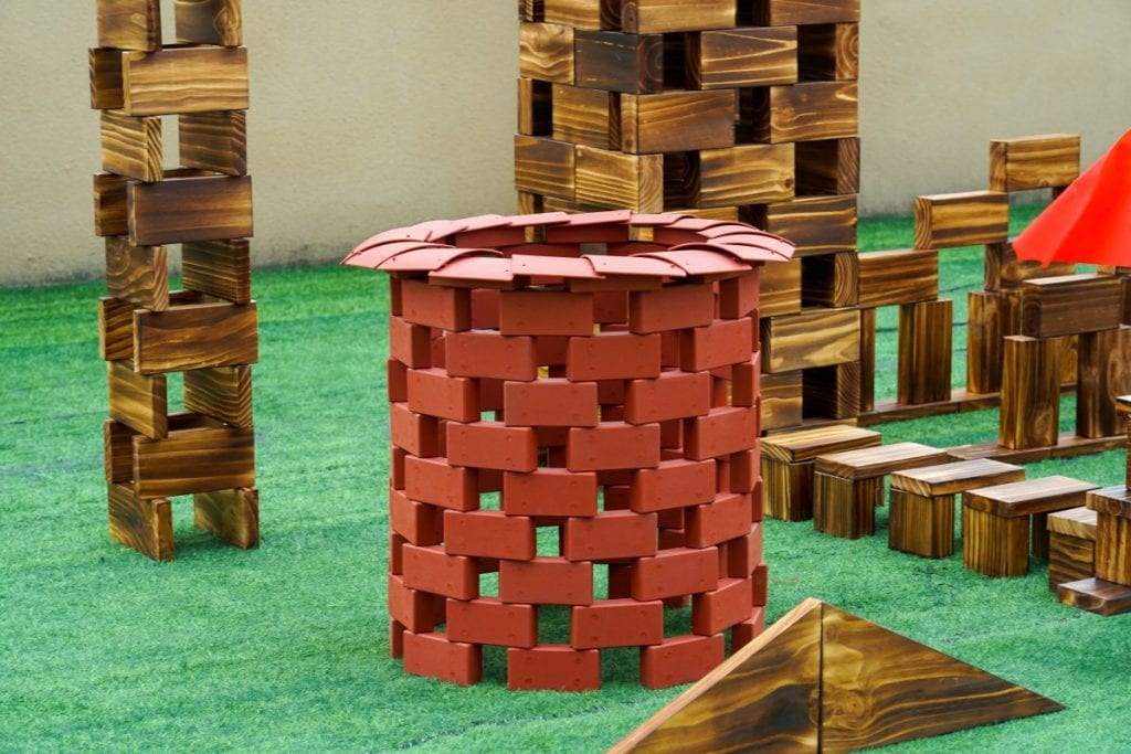 998 Piece Outdoor Landscape Building Block Set