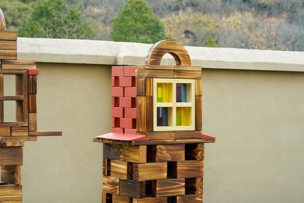 998 Piece Outdoor Landscape Building Block Set