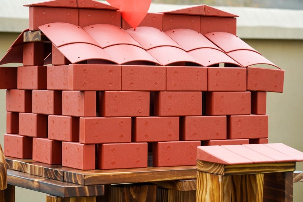 998 Piece Outdoor Landscape Building Block Set