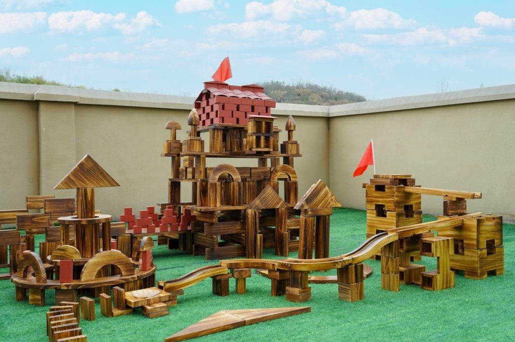 998 Piece Outdoor Landscape Building Block Set