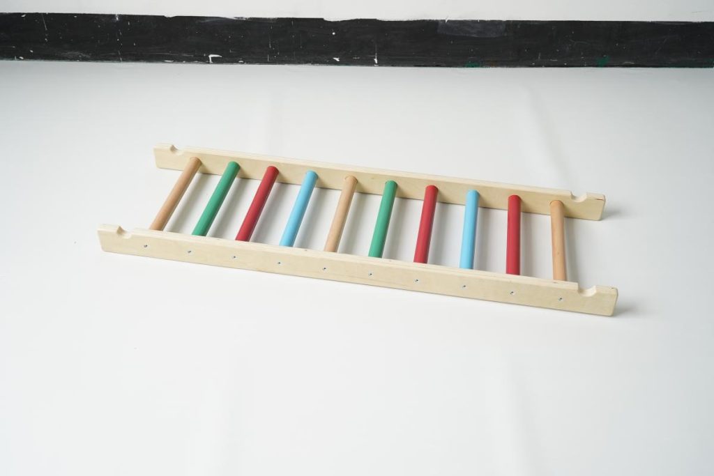 Colorful Wooden Climbing Ladder