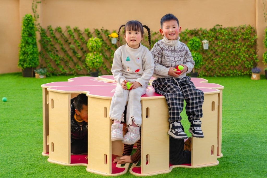 Convertible Heart Crawl Tunnel & Climber