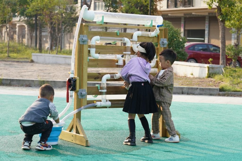Multifunction Outdoor Water Play Wall