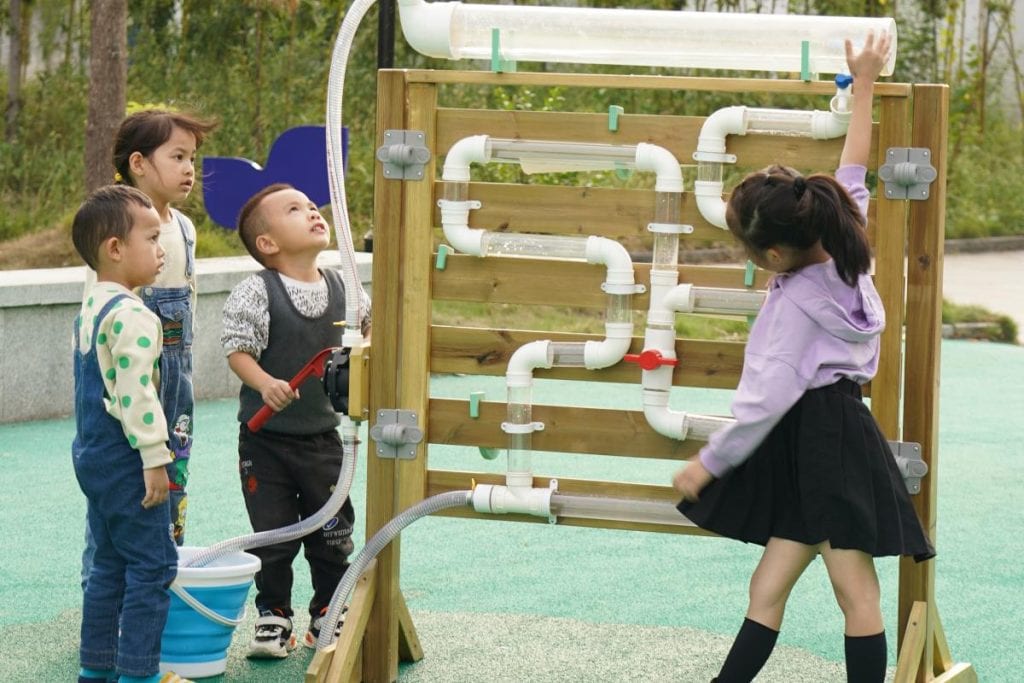 Multifunction Outdoor Water Play Wall