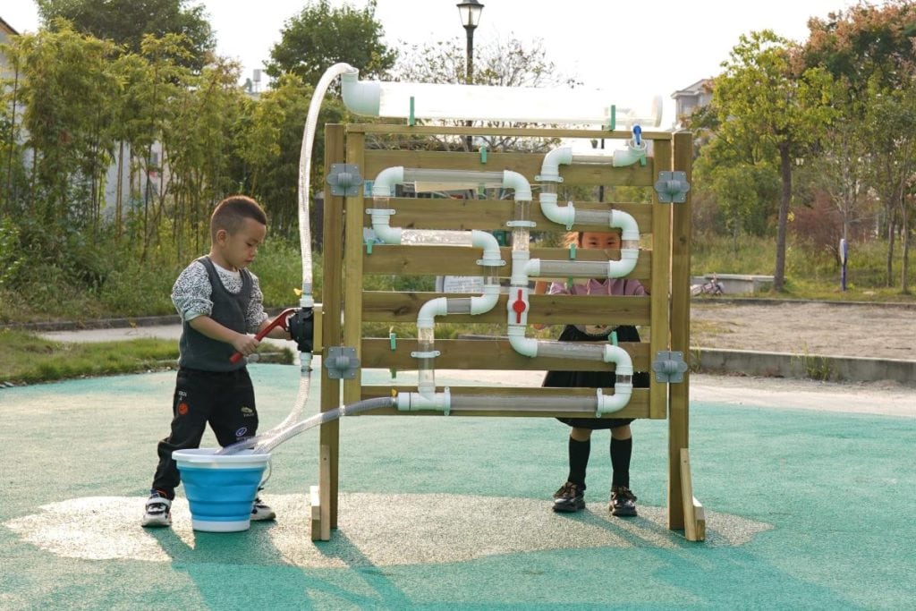 Multifunction Outdoor Water Play Wall