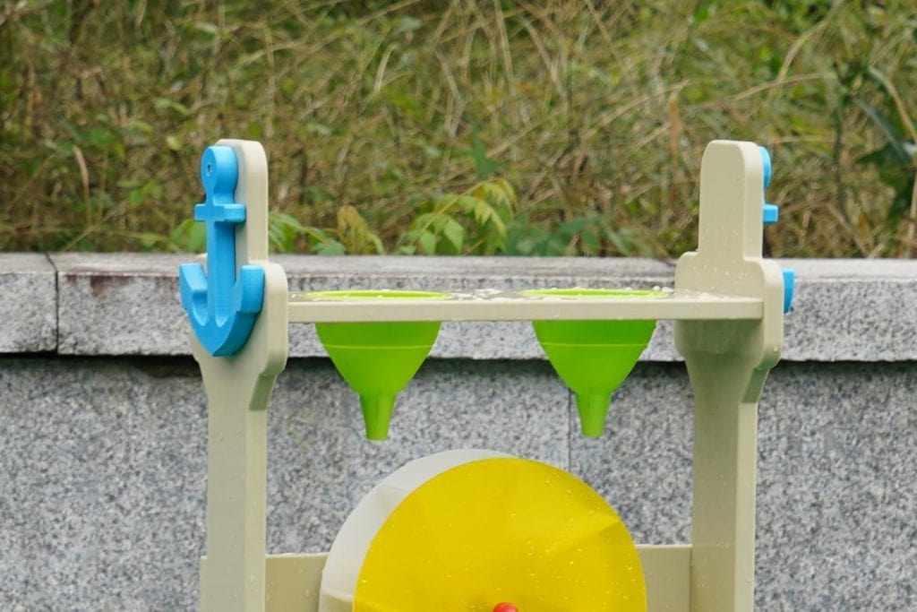 Outdoor Water Wheel Play Station