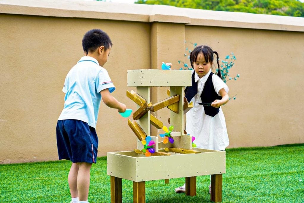 Outdoor Windmill Water Play Station