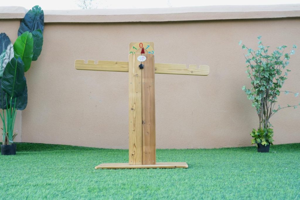 Outdoor Wooden Sand Balance Scale