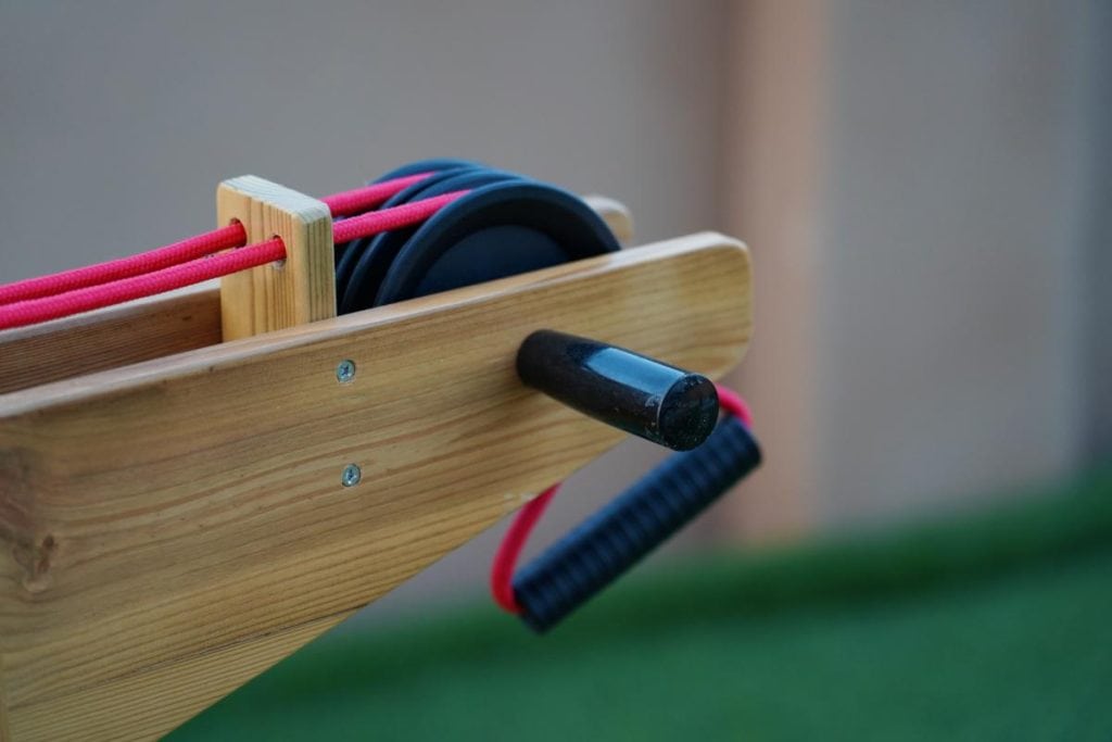 Outdoor Wooden Sand Crane for Children