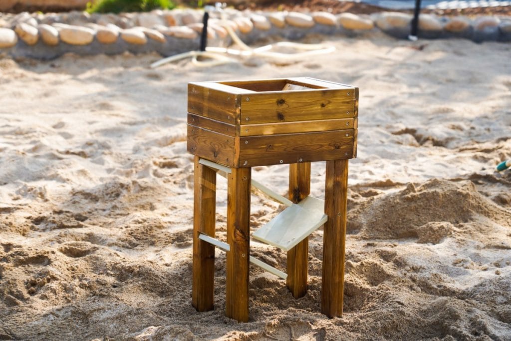 Outdoor Wooden Sand Flow Station – Tray Design