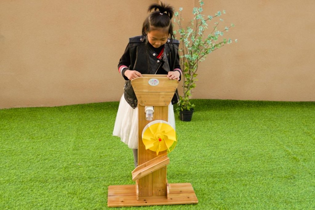 Outdoor Wooden Sand Wheel Play Station