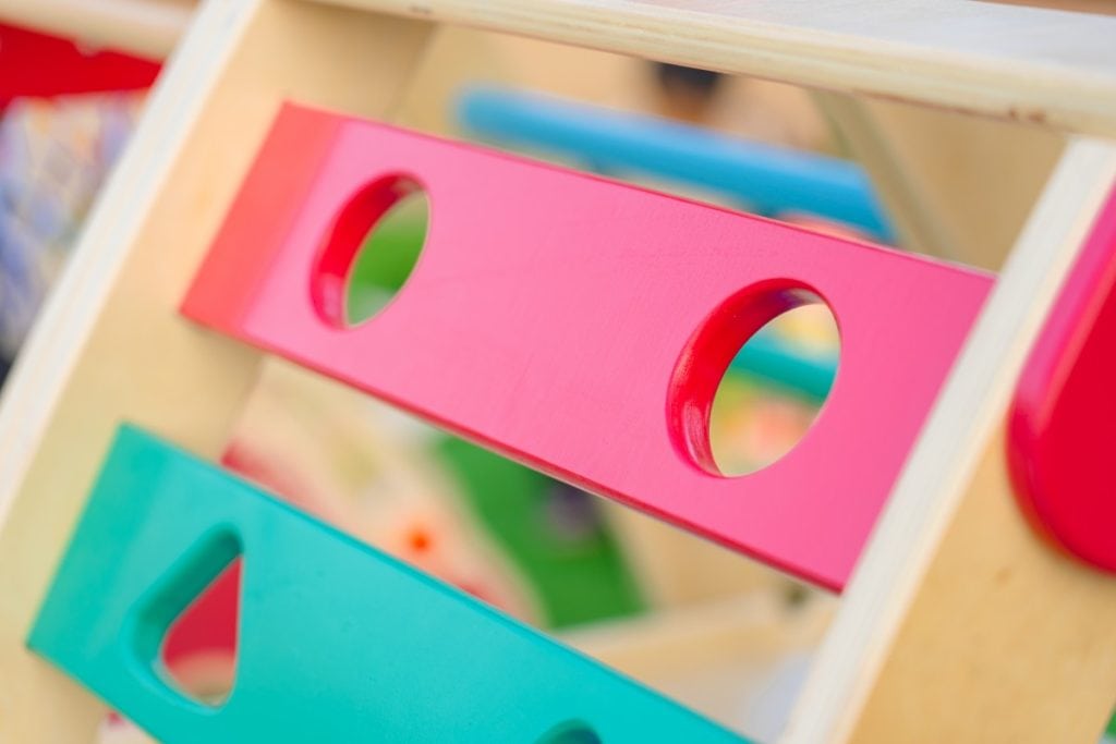 Rainbow Multi-Sided Toddler Climbing Frame