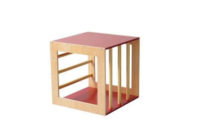 Round Rod Toddler Climbing Cube for preschool gross motor climbing play