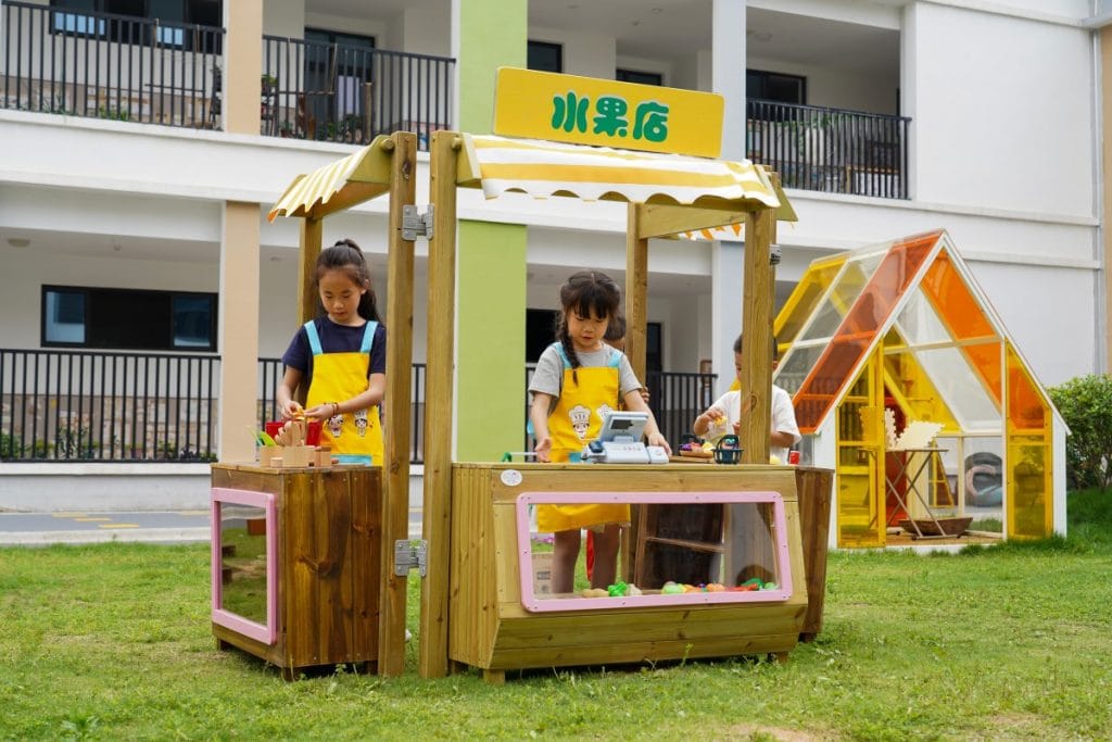12-Piece Kids Pretend Grocery Market Set