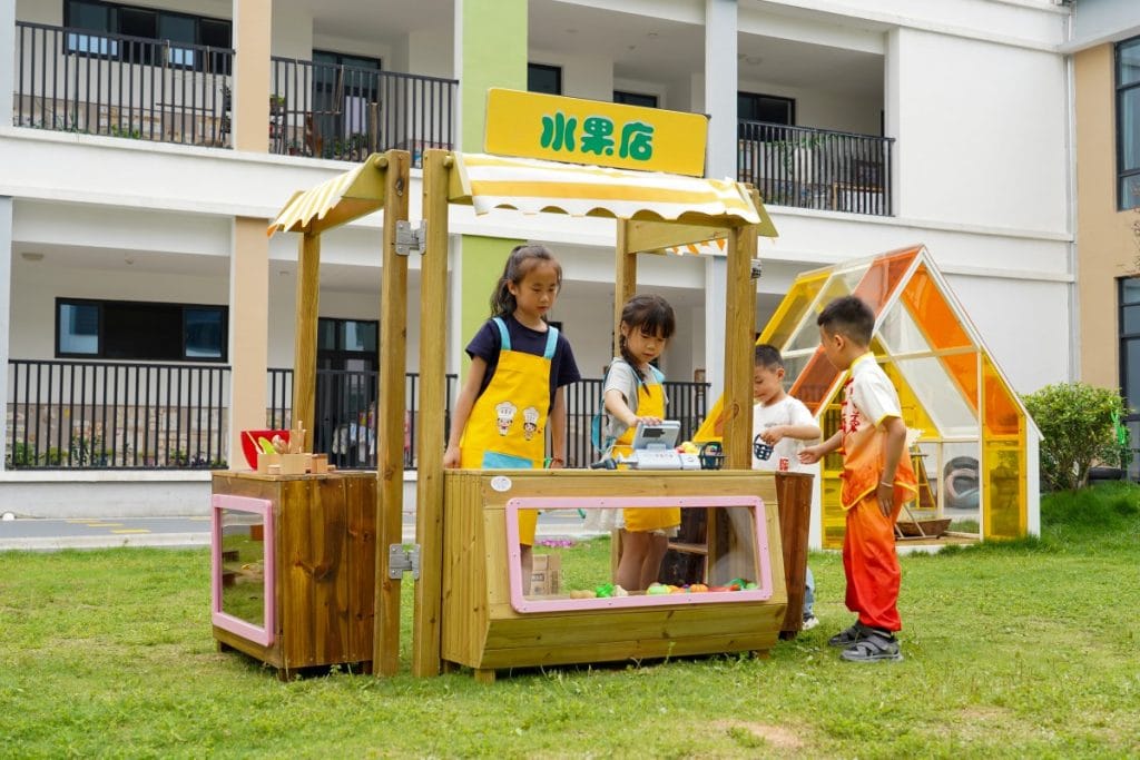 12-Piece Kids Pretend Grocery Market Set