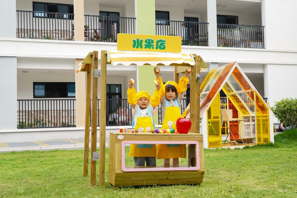 Pretend Play Activities for Preschoolers: 12 Fun Ideas 2 Fruit shop set for preschool grocery store dramatic play