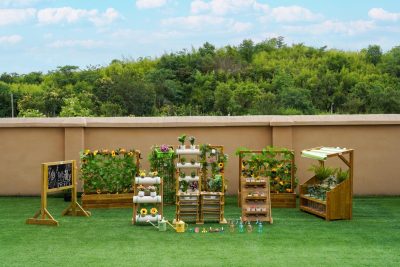20 piece preschool gardening equipment set with planters root observation board watering accessories and garden tools