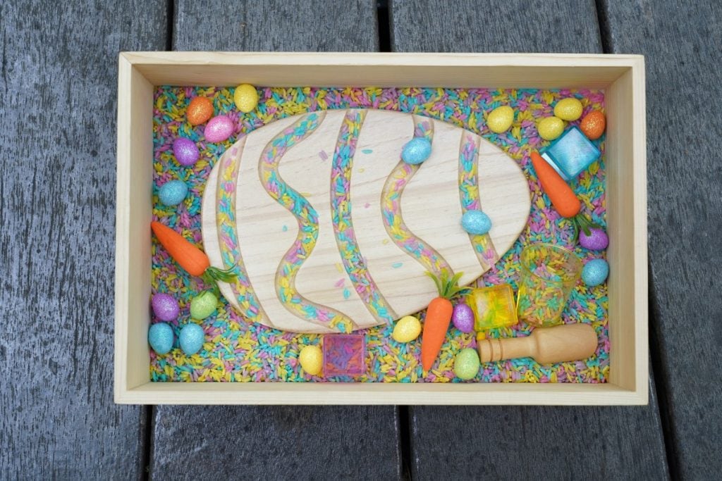 Easter Egg Sensory Box