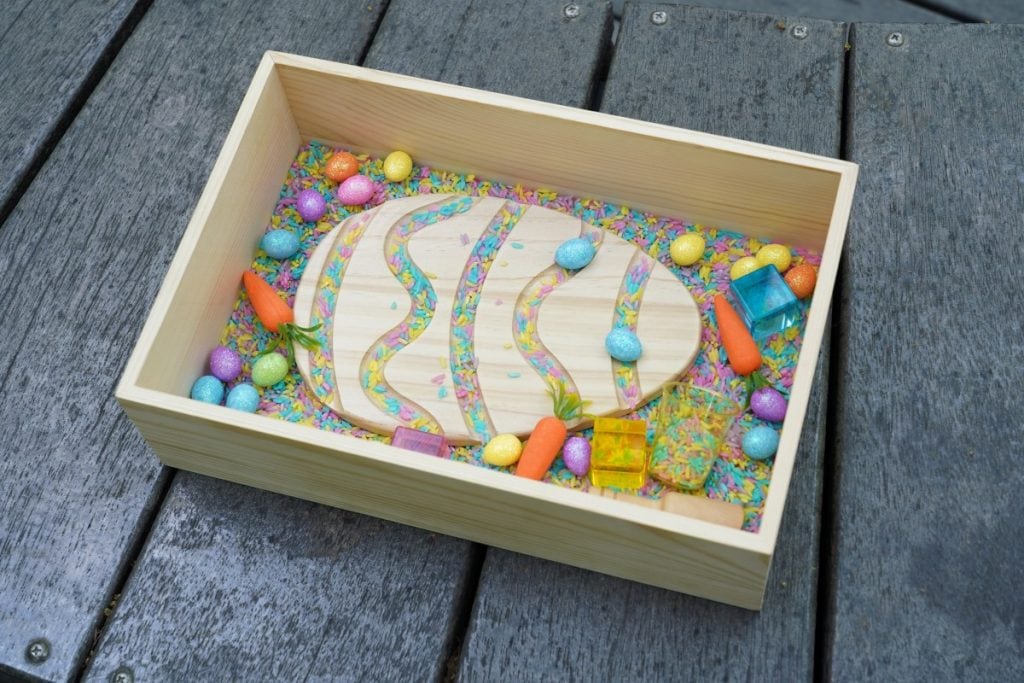 Easter Egg Sensory Box