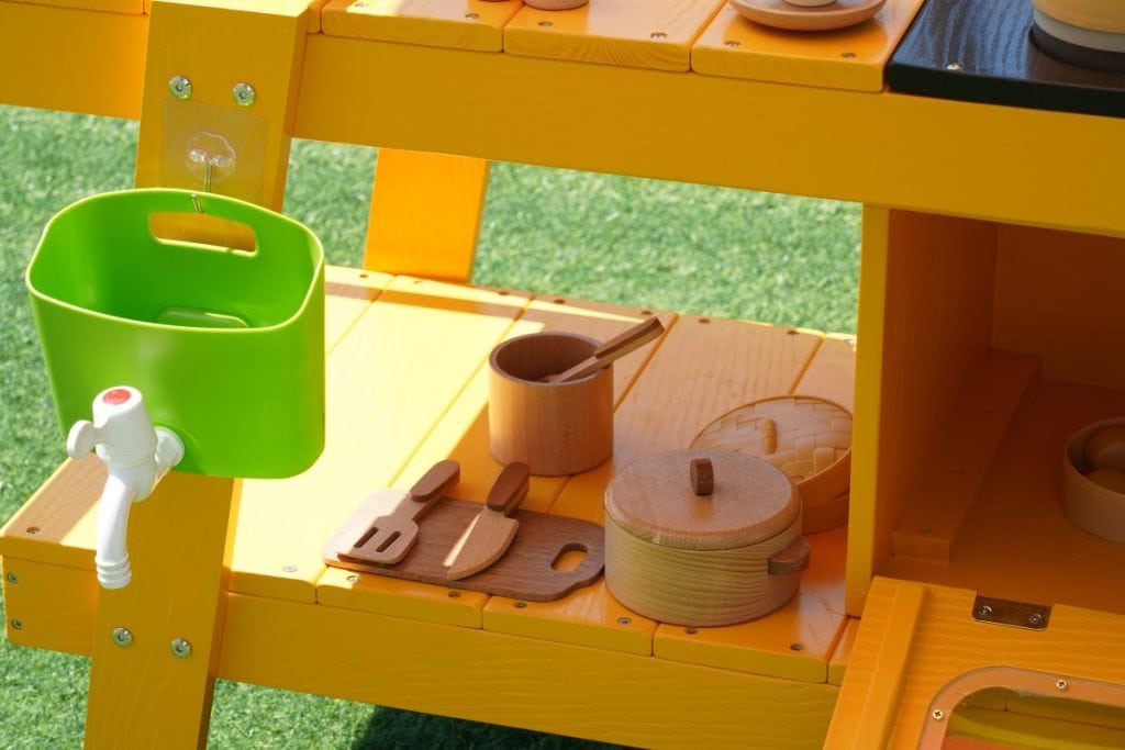 Kids Outdoor Pretend Play Food Cart