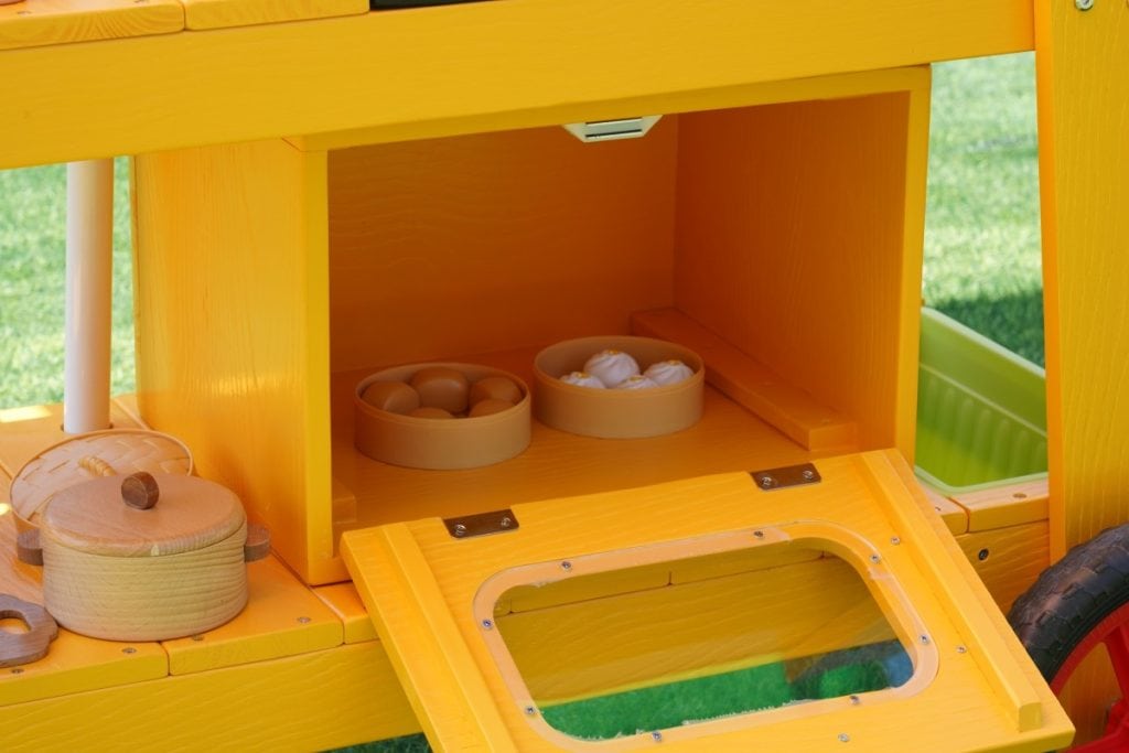 Kids Outdoor Pretend Play Food Cart