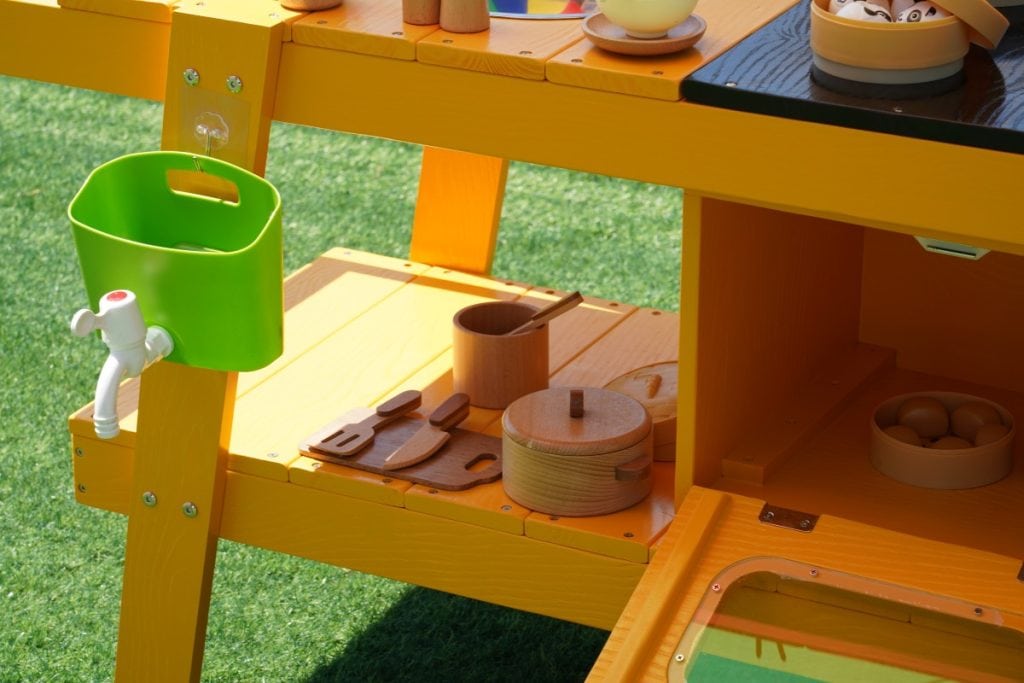 Kids Outdoor Pretend Play Food Cart