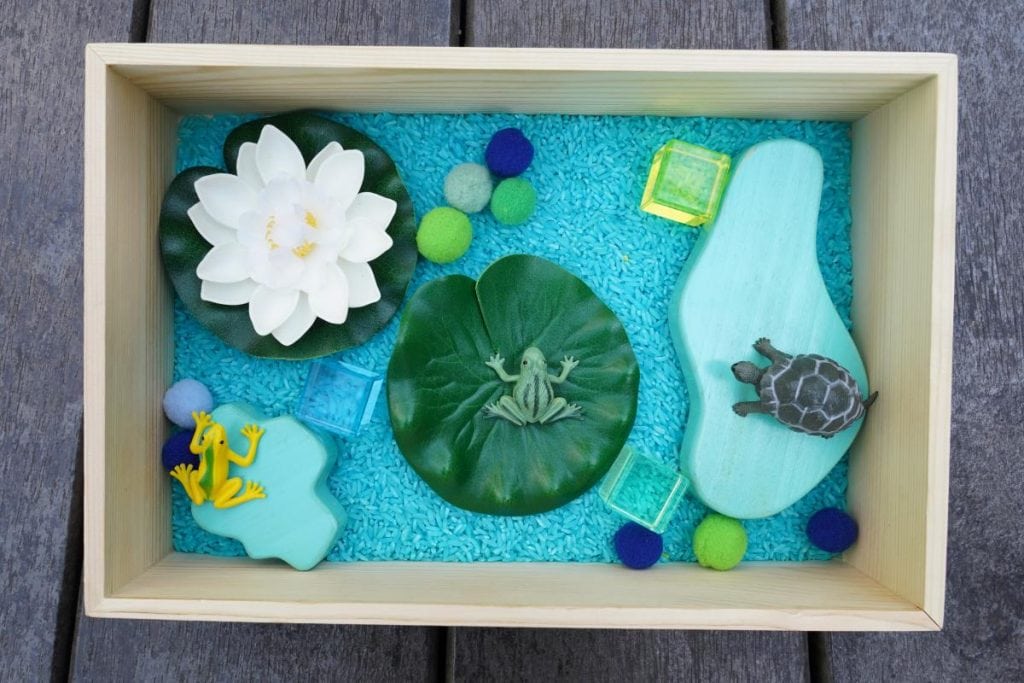 Lotus Pond Sensory Box