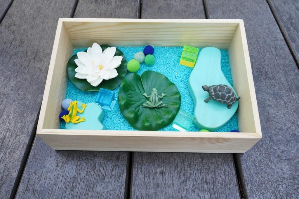 Lotus Pond Sensory Box