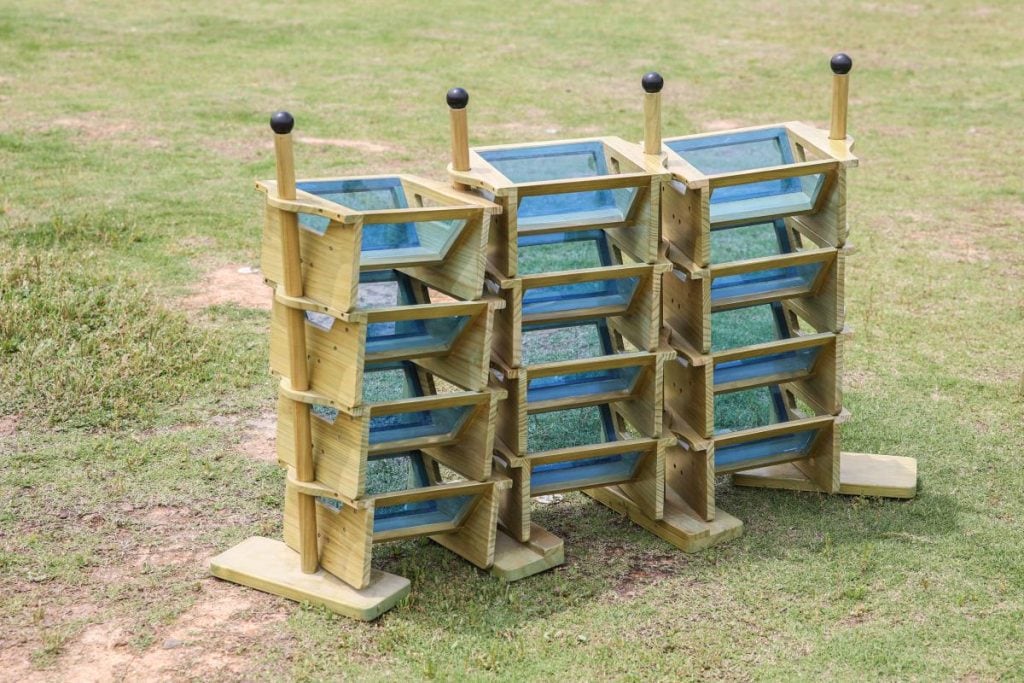 Modular Wooden Garden Planter for Kids