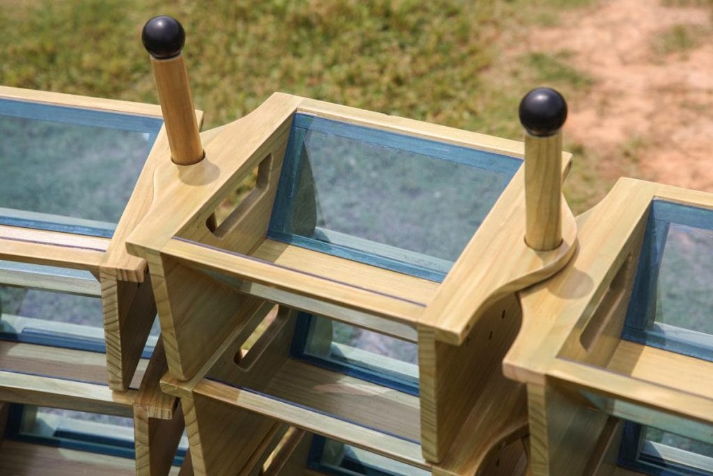 Modular Wooden Garden Planter for Kids