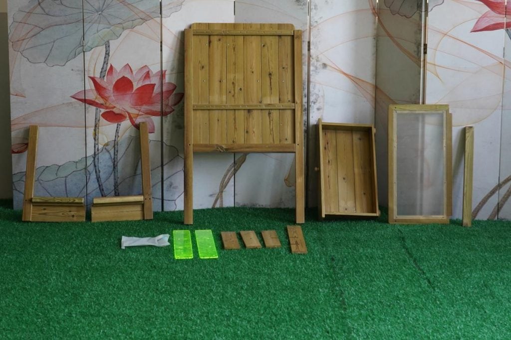 Outdoor Kids Art Table with Storage