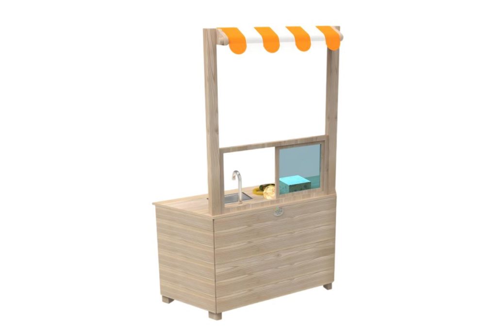 Outdoor Play Kitchen Workstation for Kids