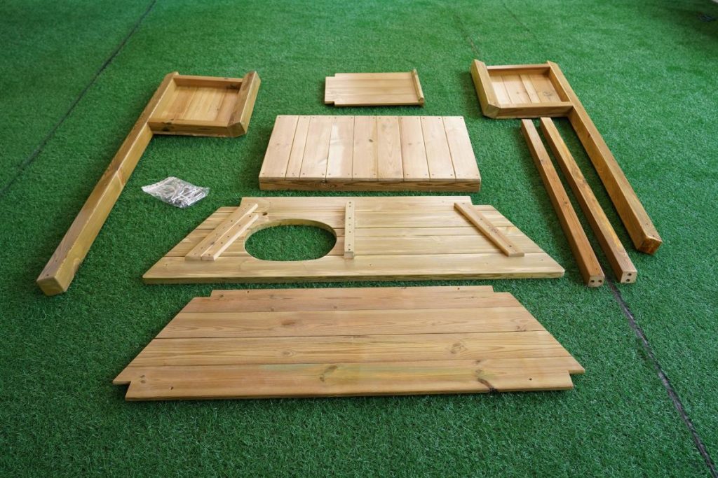 Outdoor Play Kitchen Workstation for Kids